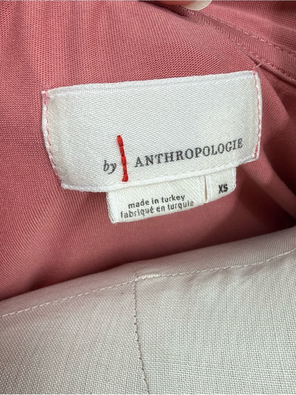 Deep V Surplice Short Sleeve Top in Dusty Rose - Picture 4 of 4